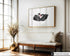 Poster Master Black Swans Poster, Swan Painting Print, Romantic Bedroom or Living Room Wall Decor, 8x10