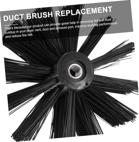 2pcs Chimney Brush, Cleaning Brush Vent Drill Attachment for Air Duct Cleaner