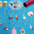 AIERSA Wine Glass Charms - Funny Drink Markers with Gold Rings for Party Decorations