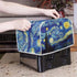ZFRXIGN Starry Night Toaster Cover for 4 Slice Small Appliance, Washable Blue Dust Cover with Top Handle