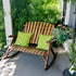 Poise3EHome Outdoor Throw Pillow Covers Set of 2, Waterproof Decorative Pillow Covers for Couch, 18X18 Inches, Green