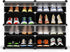 4 16 Closet HOMIDEC Shoe Rack, Tier Shoe Storage Cabinet Pair Plastic Shoe Shelves Organizer for Hallway Bedroom