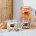 Encheng Glass Jars With Airtight Lids, 6 oz Mason Jars, Storage Jar With Hinged Lid for Home and Kitchen, 12 Pack