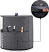 Yarwo Coffee Maker Dust Cover for Keurig K-Classic and K-Select, Gray with Arrow, Visible Cover with Pockets