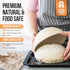 9" 34oz Complete Sourdough Starter Kit and Sourdough Bread Baking Supplies - Includes Banneton Proofing Basket