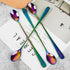 Long-handled Ice Tea Spoon, Cocktail Stir Spoons, Stainless Steel Coffee Spoons, 9 Inch Iridescent Scoop