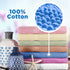 7-Pack 100% 27" 52" CrystalTowels Bath Towels - Extra-Absorbent - Cotton - x