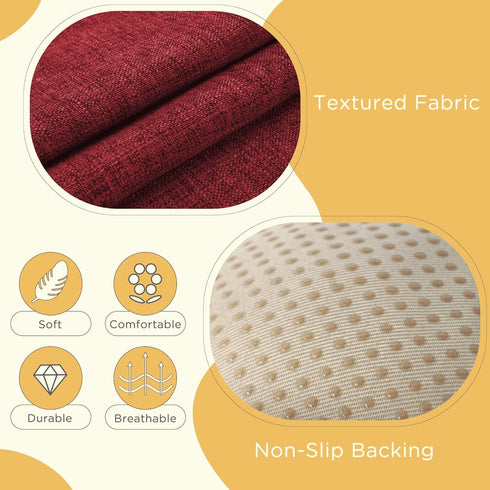 Set 1 Pack 20x20 Inch Rocking Chair Cushion Indoor Extra Large Rocking Chair Pads High Back Non Slip Textured Seat