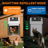 4 Anti-Pinch IPX5 Automatic Chicken Coop Door Solar Powered, LCD Display Automatic Chicken Door with Timer & Light