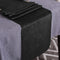 Velvet Black Table Runner 14x51 Inch Dresser Scarf Luxury Rustic Farmhouse New