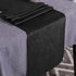 Velvet Black Table Runner 14x51 Inch Dresser Scarf Luxury Rustic Farmhouse New