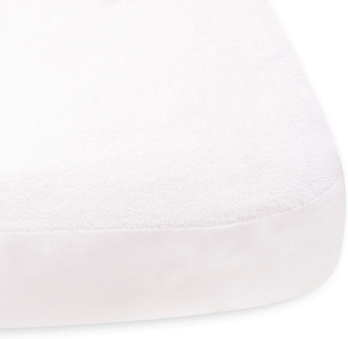 Superior Mattress Protector, Waterproof Backing, Soft Cotton Terry, Hypoallergenic, Breathable, Noiseless, Fitted Sheet