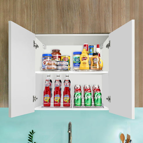 Set, 3-Tier (2 Pack) 9-Inch, Sorbus Pantry Spice organizer Seasoning Organizer for Cabinet and Lazy Susan Spice Rack