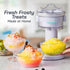 Elite Gourmet ESI1021 Snow Cone & Shaved Ice Maker, Refreshing Slushies, Margaritas, and Boba Drinks, White
