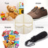 2Pack/Can 6Pairs (SM06-Beige-2) Wall Mounted Shoes Rack Store of Sneakers,with Sticky Hanging Mounts, Shoes Holder