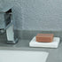 Countertop White Soap Dish Tray Marble Soap Holder Trinket Plate for Bathroom Sink Kitchen Bedroom Vanity Bathroom