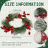 Christmas Candle Rings Wreath, 4.3" 4 PCS, Red Artificial Berry Table Decorations for Holiday Decor