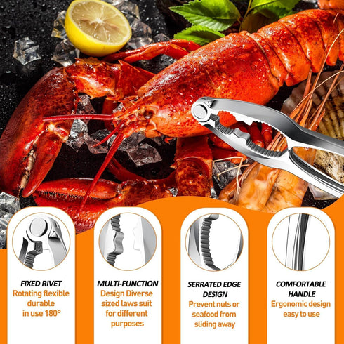 YWHWXB 21 Set, Set, 6 6 6 2 1 Pcs Seafood Tool Crab Crackers And Tools Include Crab Crackers, Shellfish/Seafood Forks