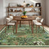 5x7 GarveeHome Jungle Animal Print Rug Washable Area Rugs for Living Room, Forest Rug Non Slip Low Pile Stain
