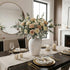 Handles,10" Ceramic Flower Vase with Neutral Tall Clay Beige Terracotta Vases Farmhouse Table Vases with Handle Living