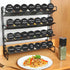 ComSaf 15Pcs 4oz Glass Spice Jars with Metal Lids, 93 Labels, Funnel, Grinder, Shaker Cap for Kitchen