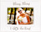 Bling Bling I Got the Ring Picture Frame, 4x6, White, Malden International Designs Glazed Ceramic with Silver Accents