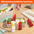4 1 oz Pieces Bear Shape Mini Condiment Bottles, Mini Ketchup Bottle for Lunch Box, Small Travel Squeeze Squirt