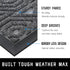Yimobra Door Mat, Outdoor Indoor Entrance Welcome Mat, Heavy Entry Front Door Mat, 29.5 x 17, Gray