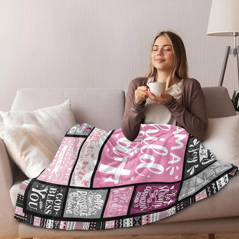 80"x60" Christian Gifts for Women, Baptism Gifts for Girl, Religious Gifts for Women, Christian Blanket, Catholic