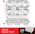 Stock Your Home (20-Count Disposable Muffin Tins 6-Cup, Standard Size Foil Muffin Pans, Aluminum Cupcake Tin for Baking, To-Go Trays for Bake Sales, Parties, Holidays by Stock Your Home