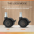 Trash Can Mobile Attachable Wheels, Replacement for 8 to 23 Gallon iTouchless Trash Cans, 4 Pcs