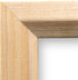 Unfinished Raw Wood Picture Frame, 12x18 Beveled, Handmade Solid Wood with Preinstalled Hangers