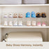 Closet 4 Organizer(2 Pack) HBlife Clear Acrylic Kids Shoe Rack for Organizers and Storage, Small Shoe Rack Sections