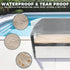 Storage Standard 2-Pack 58" 28" 52.5" Patio Loveseat Bench Cover - Reusable & Heavy-Duty Clear Plastic Outdoor Patio