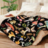 Knerova Cozy 40"x50" Mushroom Blanket - Ultra Soft Mushroom Throw Blanket, Super Fuzzy Plush Fleece Warm Stuffed Animal