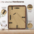 4x6 4x6 3x5 Picture Frame Natural Walnut Solid Wood Photo Frame from CA-USA with Tempered Glass, Handcrafted Wooden