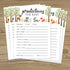 Giftideaworkshop 25 Advice and Prediction Cards for Baby Shower Game, New Mom and Dad Card for Girl or Boy Babies, New
