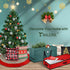 BALEINE Christmas Wrapping Paper Storage Organizer, 40" Durable 600D Oxford Fabric Bag with Pockets for Holiday