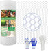 White Plastic Chicken Wire mesh 15.7IN x 33FT,Plastic Chicken Wire Fencing,Poultry Netting,Plastic