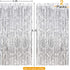 CHRORINE 2pcs 3ft x 8.3ft Silver Tinsel Foil Fringe Curtains for Birthday Graduation Engagement Party Decorations