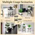 Metal Plant Stand, Plant Stand Indoor Outdoor, Metal Rustproof Flowers, Urban and Rustic Outdoor Plants Stands, Flower