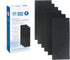 Fette Filter - 6 Pack Replacement Carbon Pre/Post Filters for Holmes Air Purifiers, Compatible with Part AOR31 Filter