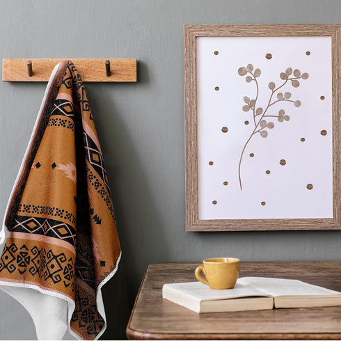 6 Pack Sets 16" 24"(Brown,Aztec) Bencailor Decorative Kitchen Towels Hand Dish Towels for Kitchen Farmhouse Bathroom