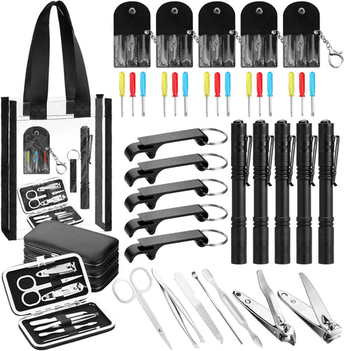 Teenyyou 5 Sets Baby Shower Prizes for Winners Men Small Bottle Opener,