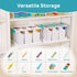 24 6 Crayon,Pencils,1 Pack Vtopmart QT Clear Plastic Craft Organizer with Detachable Inserts, Art Supply and Tool
