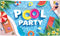 KatchOn XtraLarge Pool Party Backdrop - 72x44 Inch, Banner for Pool Party Decorations and Summer Party