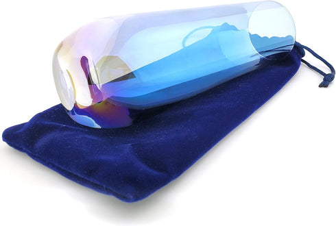 Chuppah Glass for Breaking at Jewish Wedding (Blue)