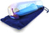 Chuppah Glass for Breaking at Jewish Wedding (Blue)