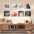 8 Pack 12" Album Album upsimples Vinyl Record Wall Mount Shelves, Vinyl Holder for Record Storage & Display, Clear
