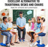 7-14, VEVOR Kids Wobble Chair, Active Chair with Sponge Cushion, Wobble Stool Improves Focus, Posture and Calm